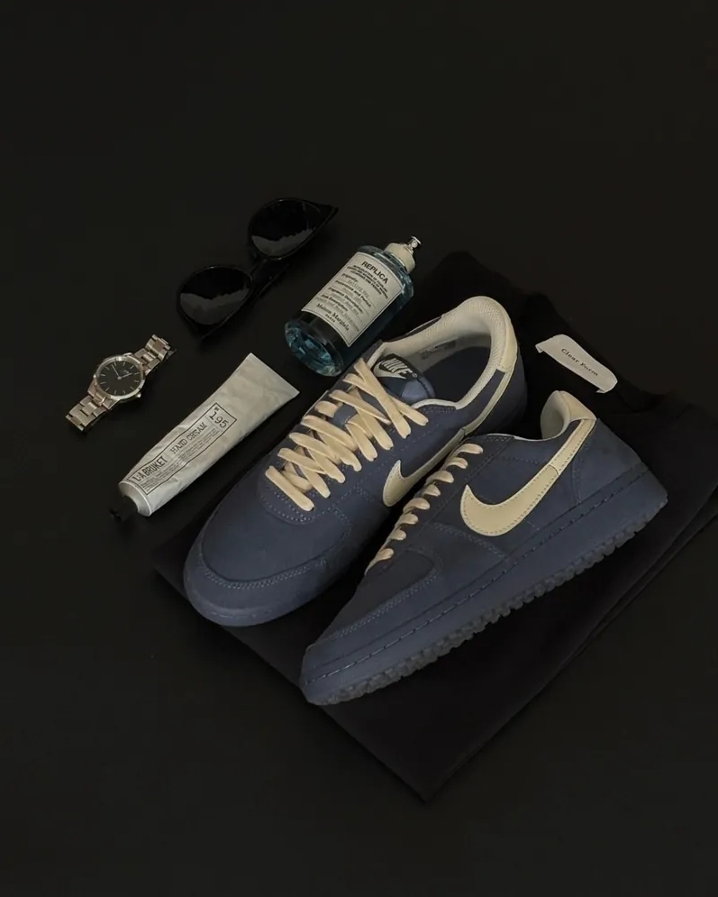 NIKE FIELD GENERAL 霧霾藍 藍奶油 米色 麂皮 德訓鞋 男鞋 IF0666400