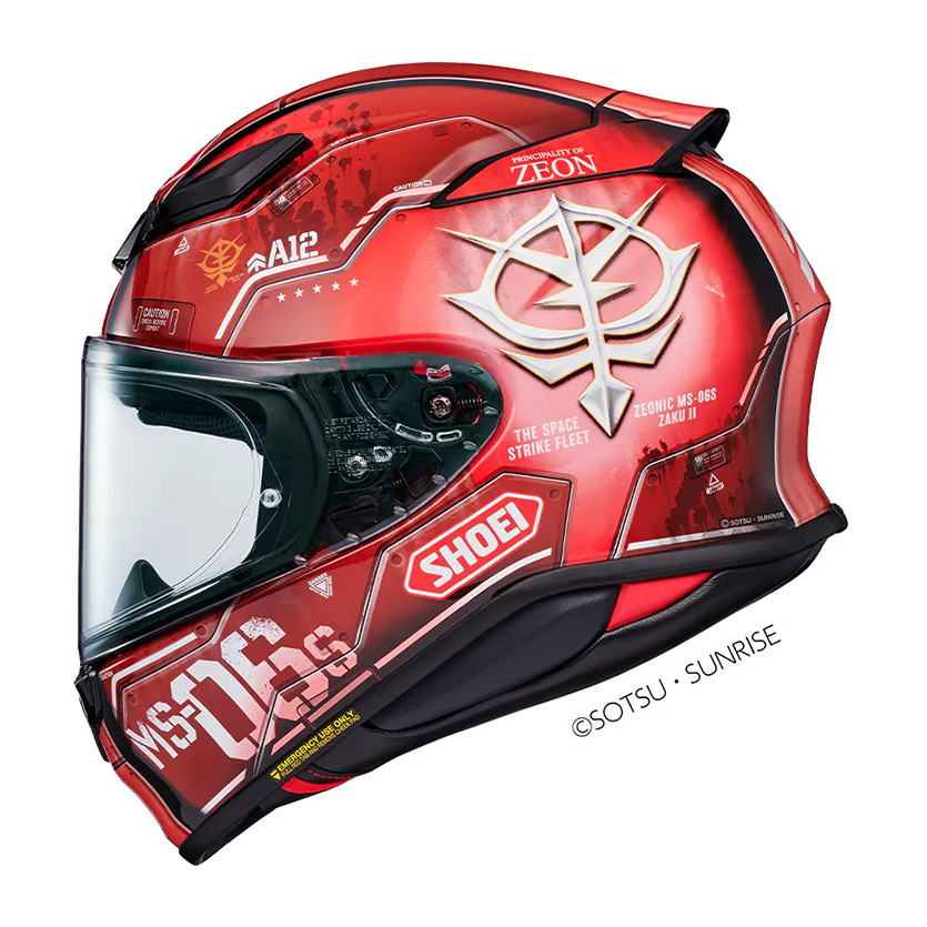 安信騎士|SHOEI Z-8 鋼彈聯名MS-06S CHAR'S ZAKU II TC-1 全罩式安全帽