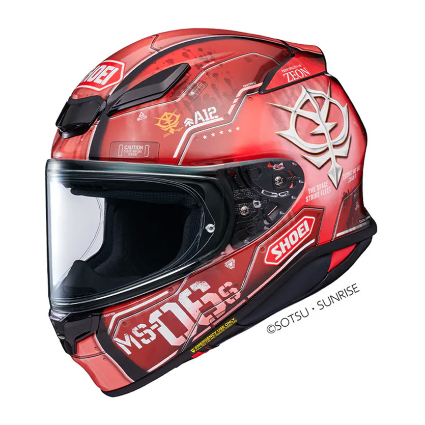 安信騎士|SHOEI Z-8 鋼彈聯名MS-06S CHAR'S ZAKU II TC-1 全罩式安全帽