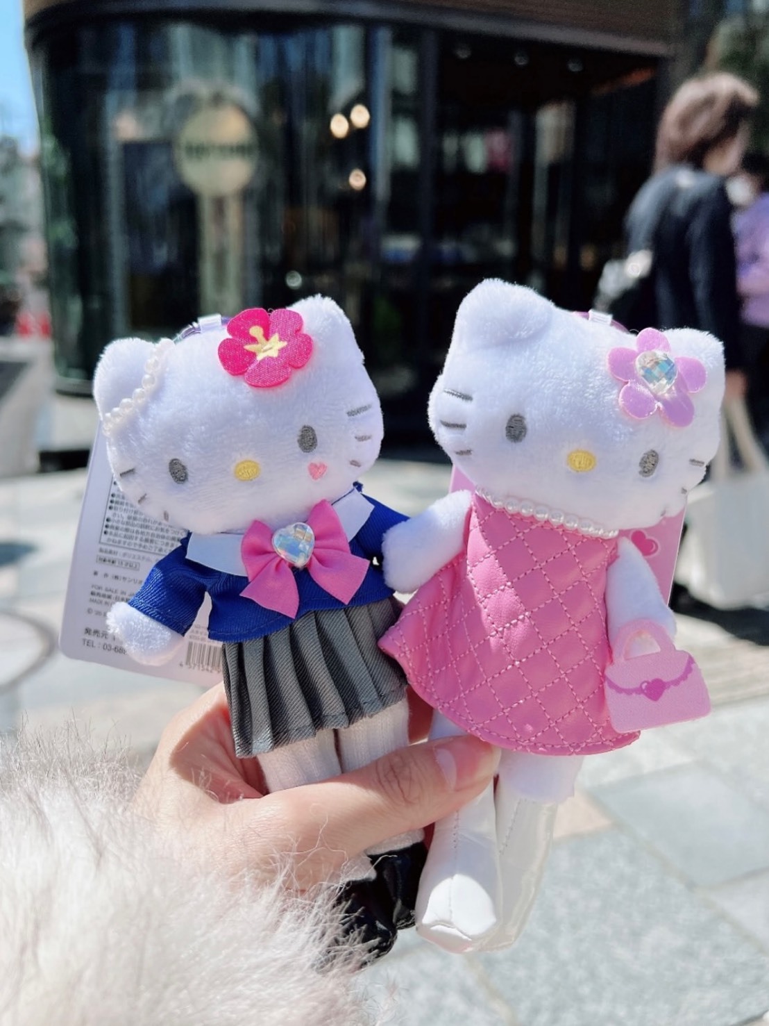 <🇯🇵日本限定> HELLO KITTY長腿娃娃 2.0 愛心鑰匙扣 玩偶 毛絨掛件