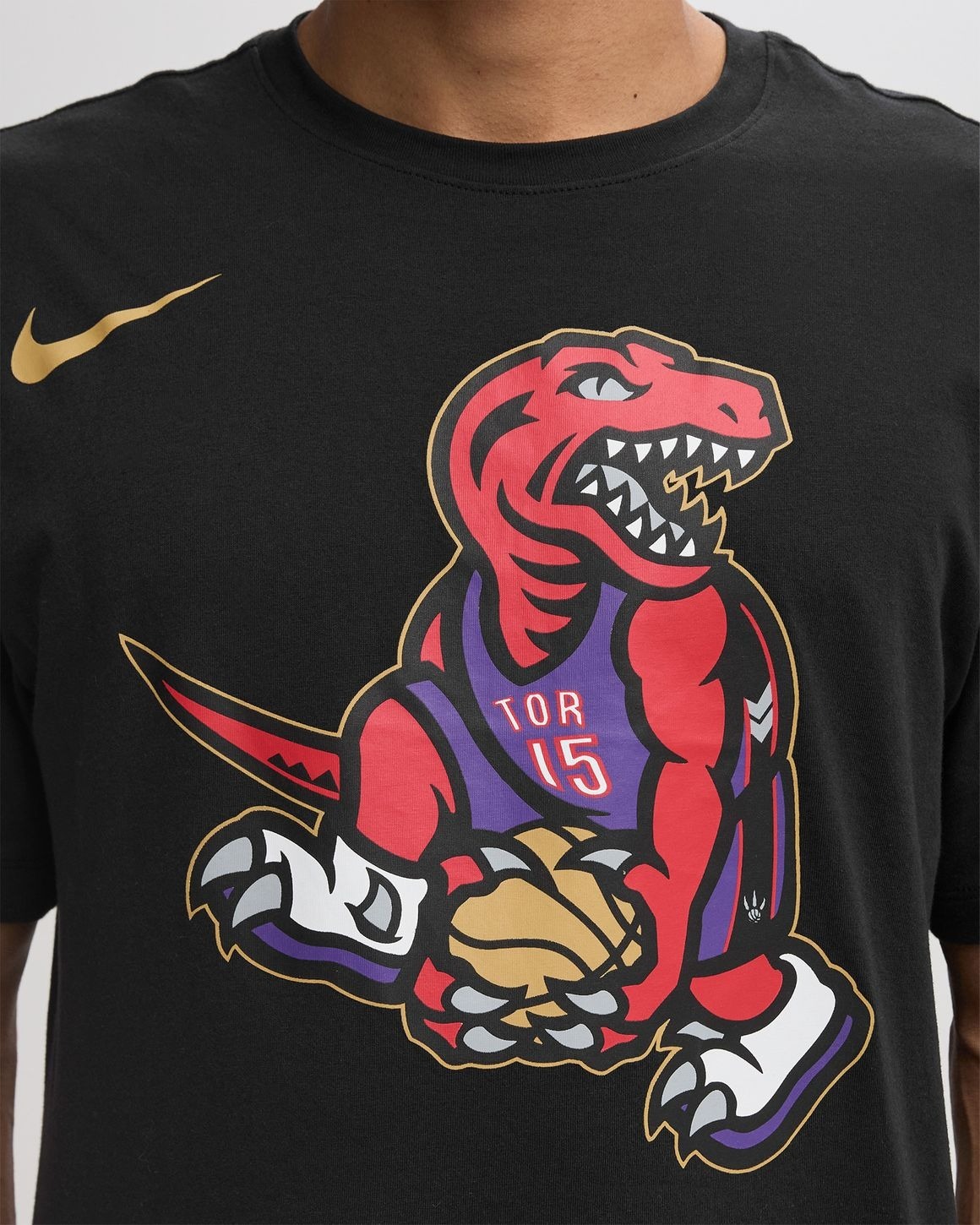NBA短袖 多倫多暴龍城市 黑 City Nike Team Logo Tee 棉質短袖 全新