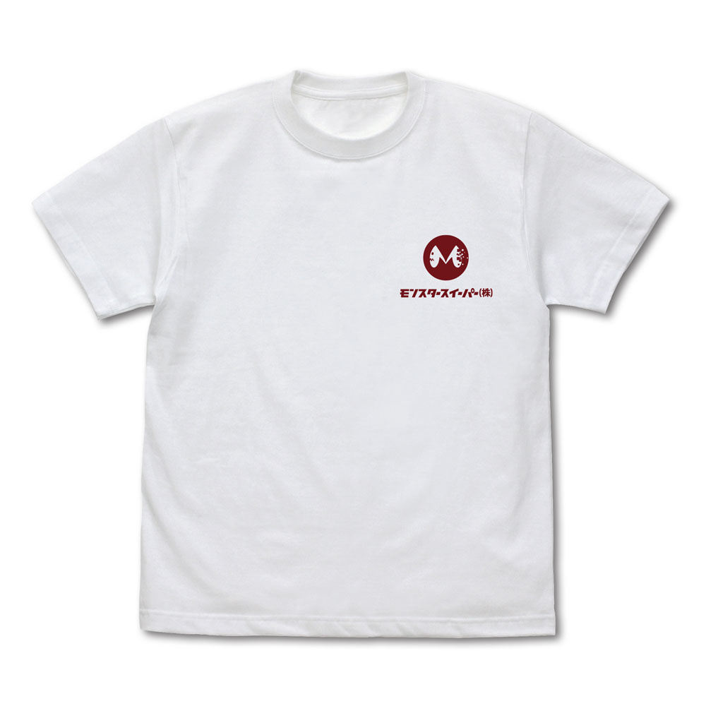 Cospa 0519 モンスタースイーパー Tシャツ [怪獣８号] WHITE