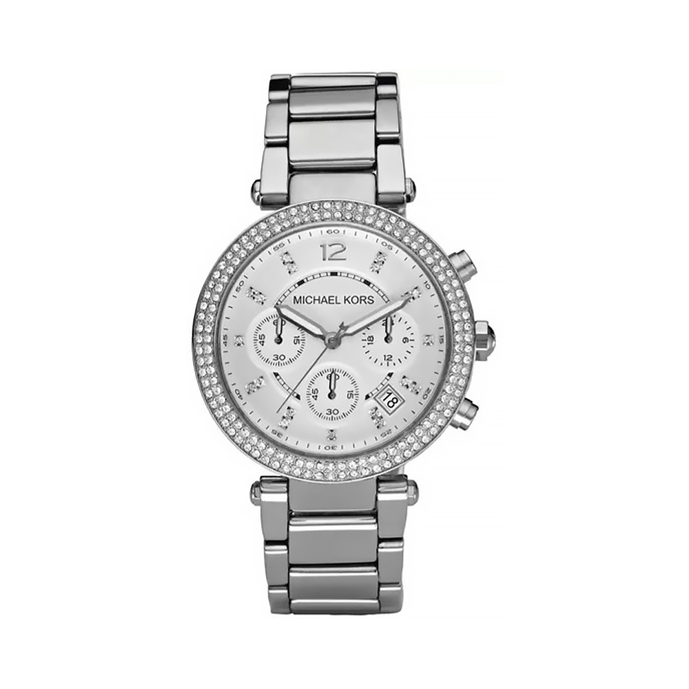 【MICHAEL KORS 邁克·科爾斯】MK5353 經典 氣質 晶鑽 日期 三眼 女款 石英 手錶