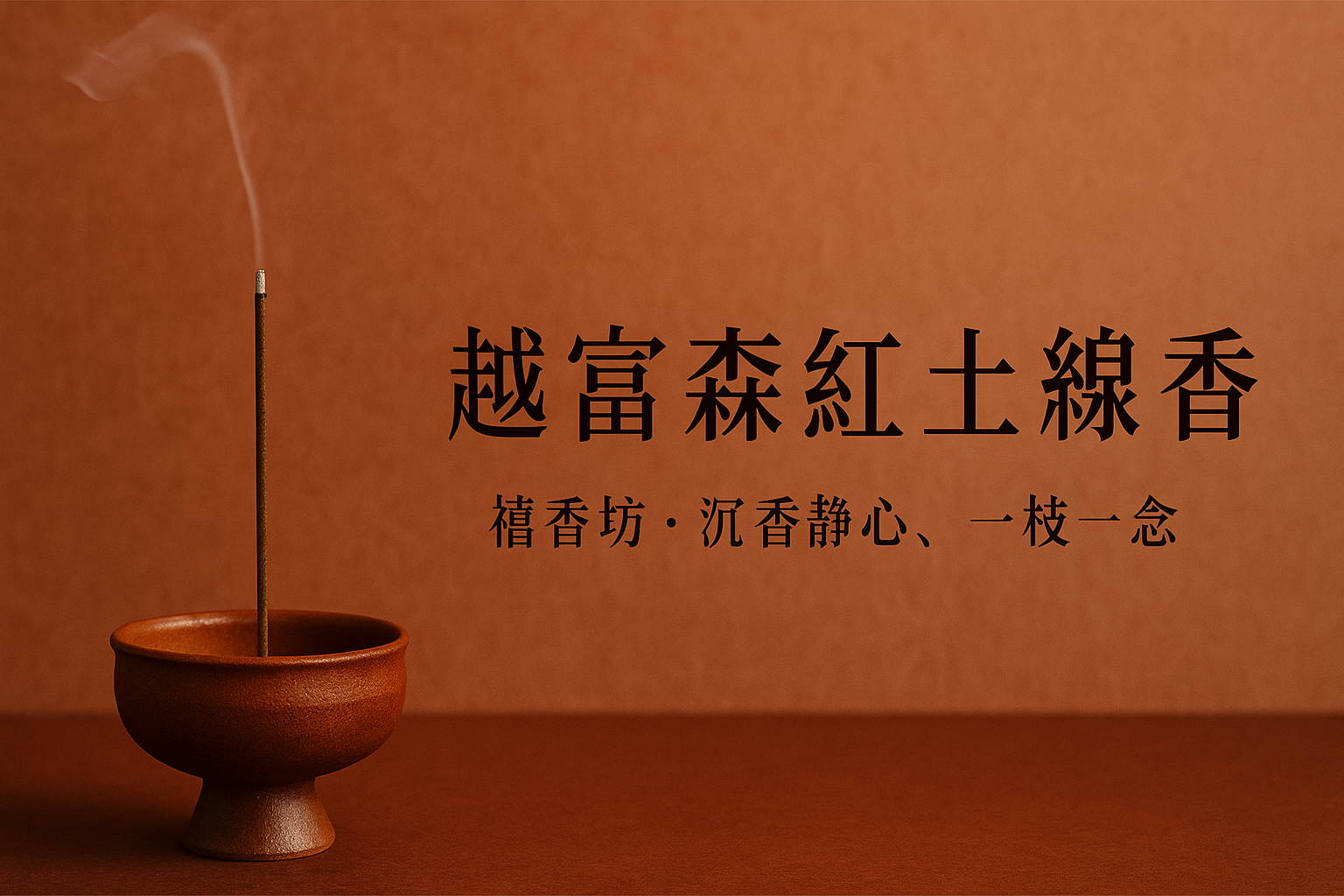 越富森紅土線香