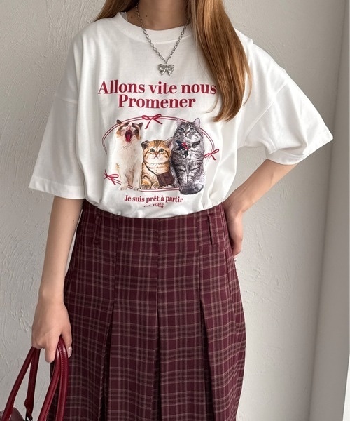 Kutir / Cat Ribbon T-shirt