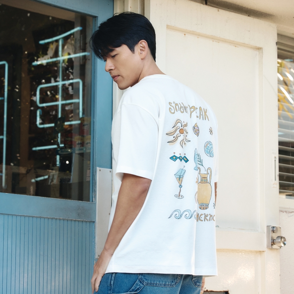 【代購】Snow Peak X Hernc 聯名 玄彬同款 海洋插畫 Graphic 短袖 短T S25MMFTS36