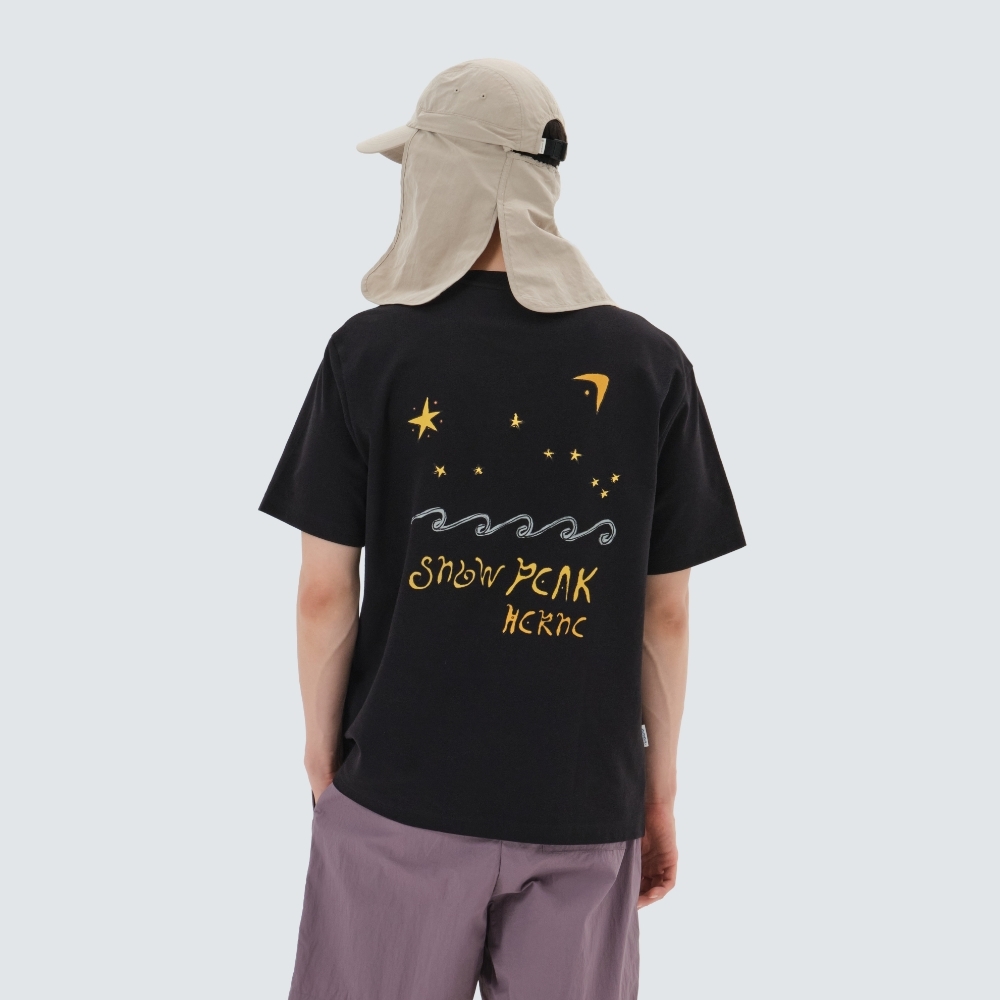 【代購】Snow Peak X Hernc 聯名 Lettering 字母 太陽 星星 短袖 短T  S25MMFTS38