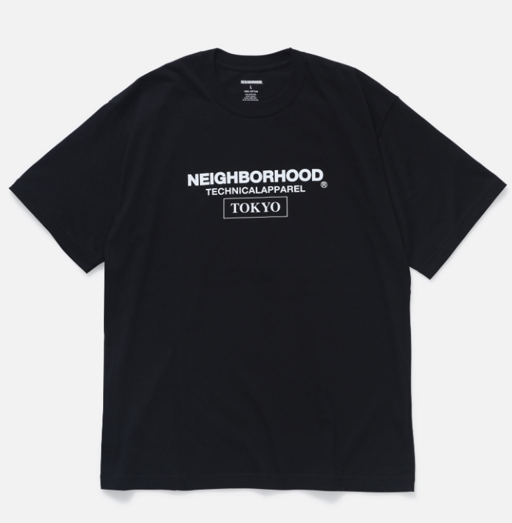 サイズL NEIGHBORHOOD NH . TEE SS-1 BLACK NH . TEE LS-5