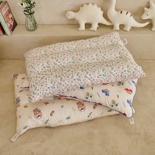 DTD玩轉人物宇宙探險/花叢兔兔/登園嘟嘟車-超細纖維酒店級一體枕