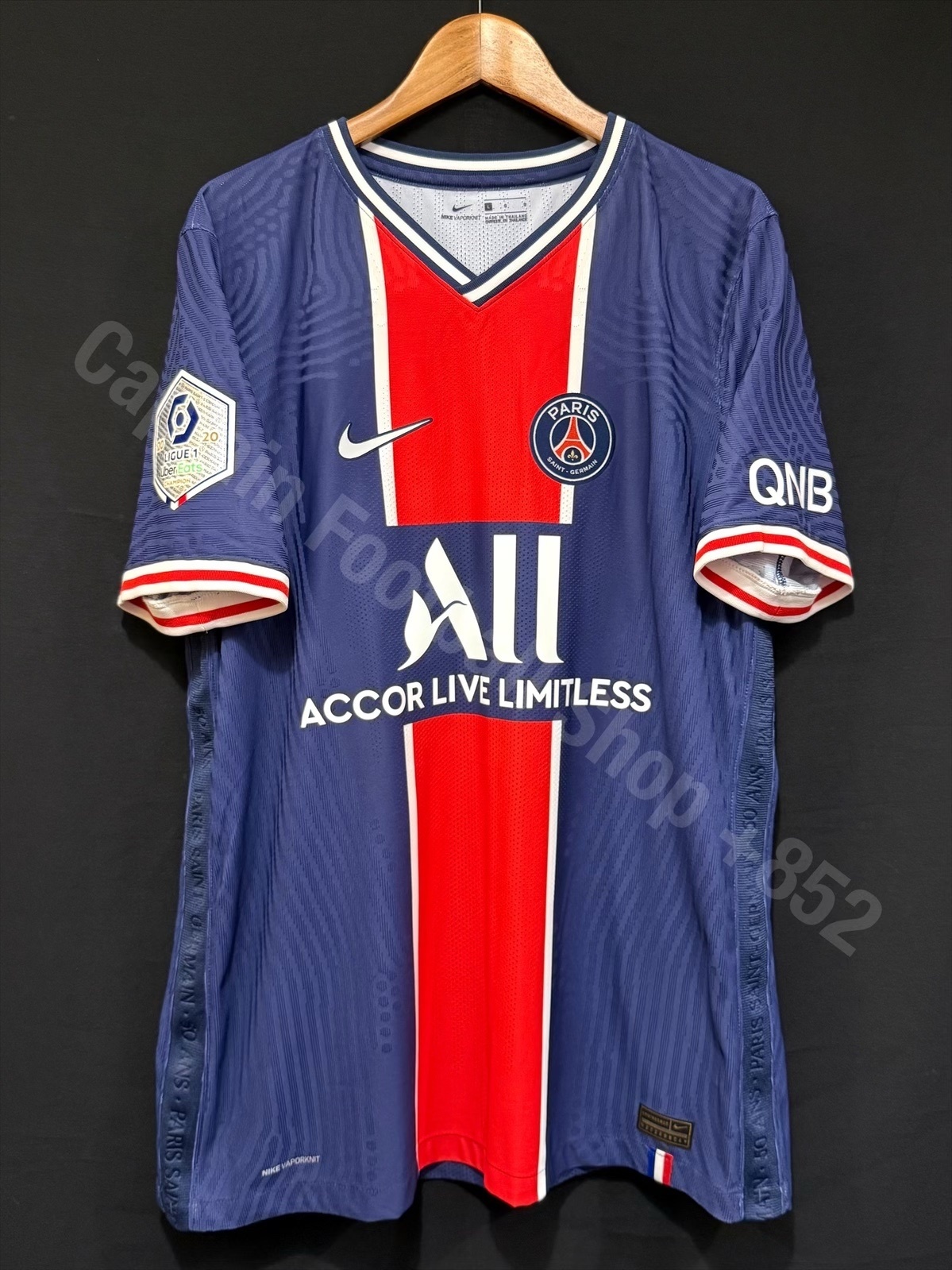 PSG Paris Saint Germain 2020-2021 Nike Home Authentic Player Shirt #10 NEYMAR JR