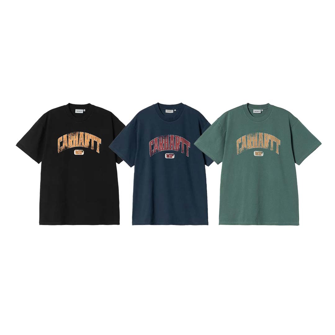 2025SS CARHARTT WIP S/S Lecture T-Shirt 大學 LOGO 復古 水洗 短T 現貨 I034766