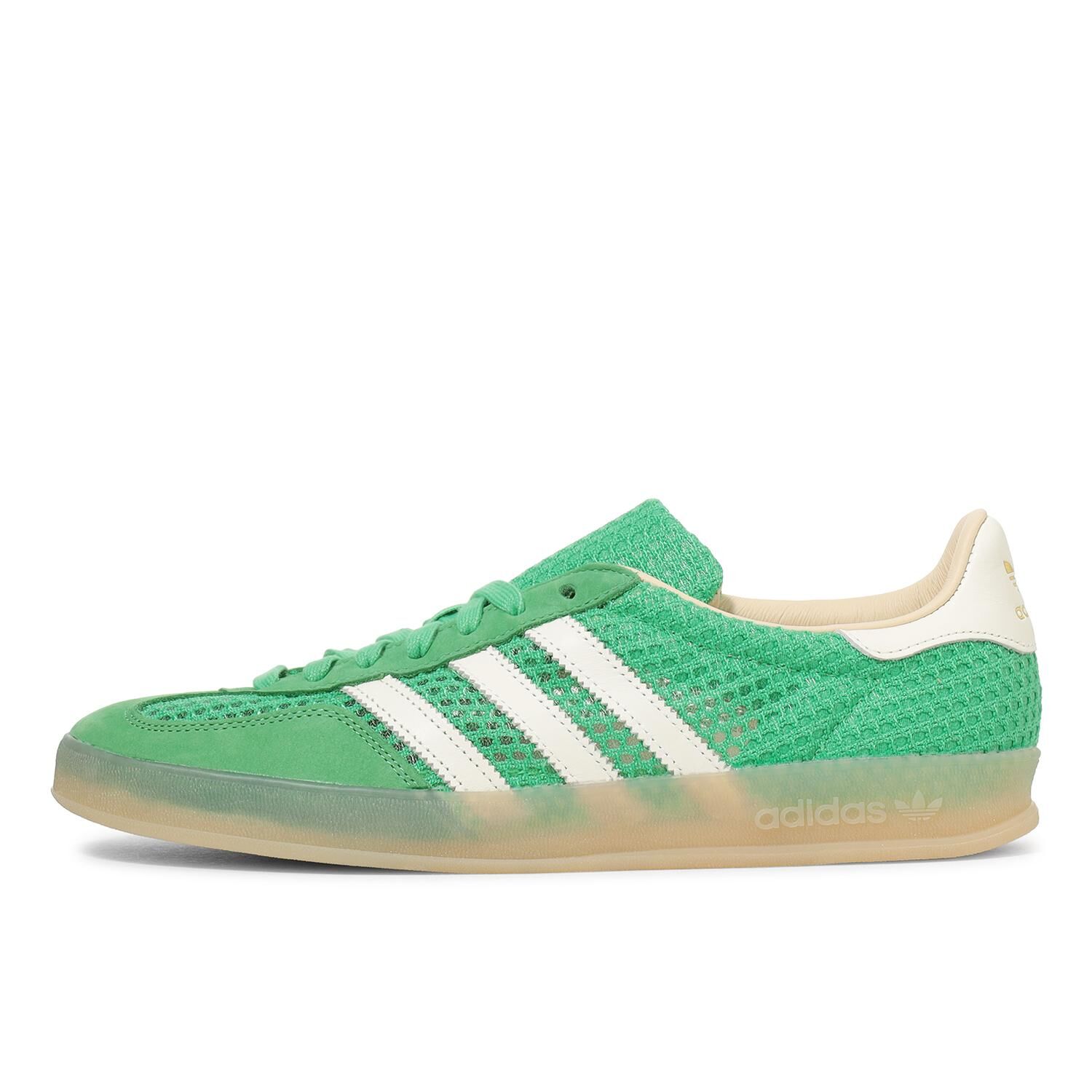Adidas Originals Gazelle Indoor 日本限定 奶油白綠 編織 網孔 男女 復古鞋 JH5417