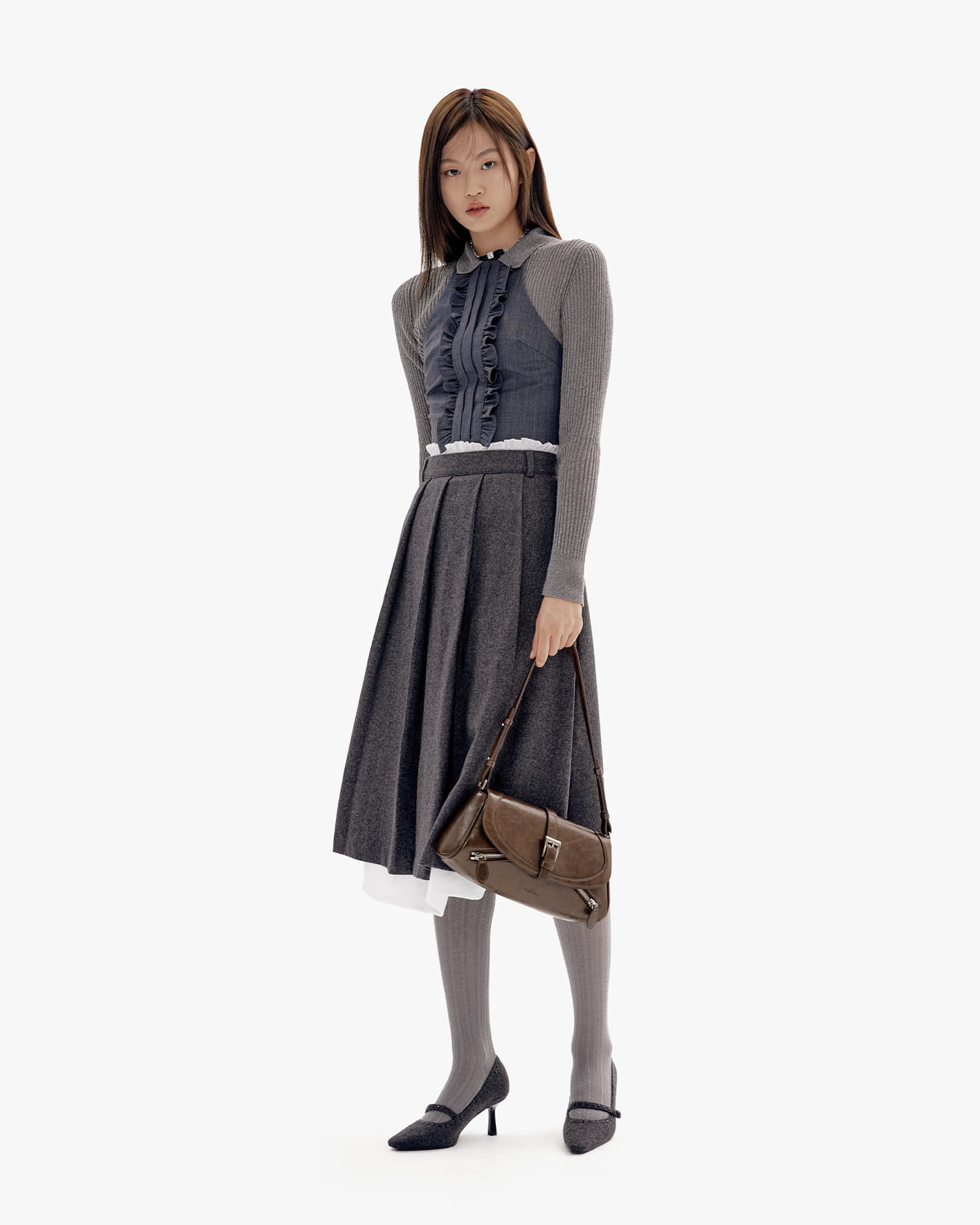 #現貨供應  新logo FIND KAPOOR BECKY BAG 29 大號 拉鍊 單肩包