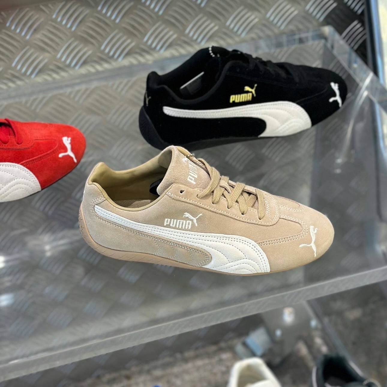 PUMA Speedcat TTF 奶茶色 外縫線 小LOGO 賽車 復古鞋 40390302