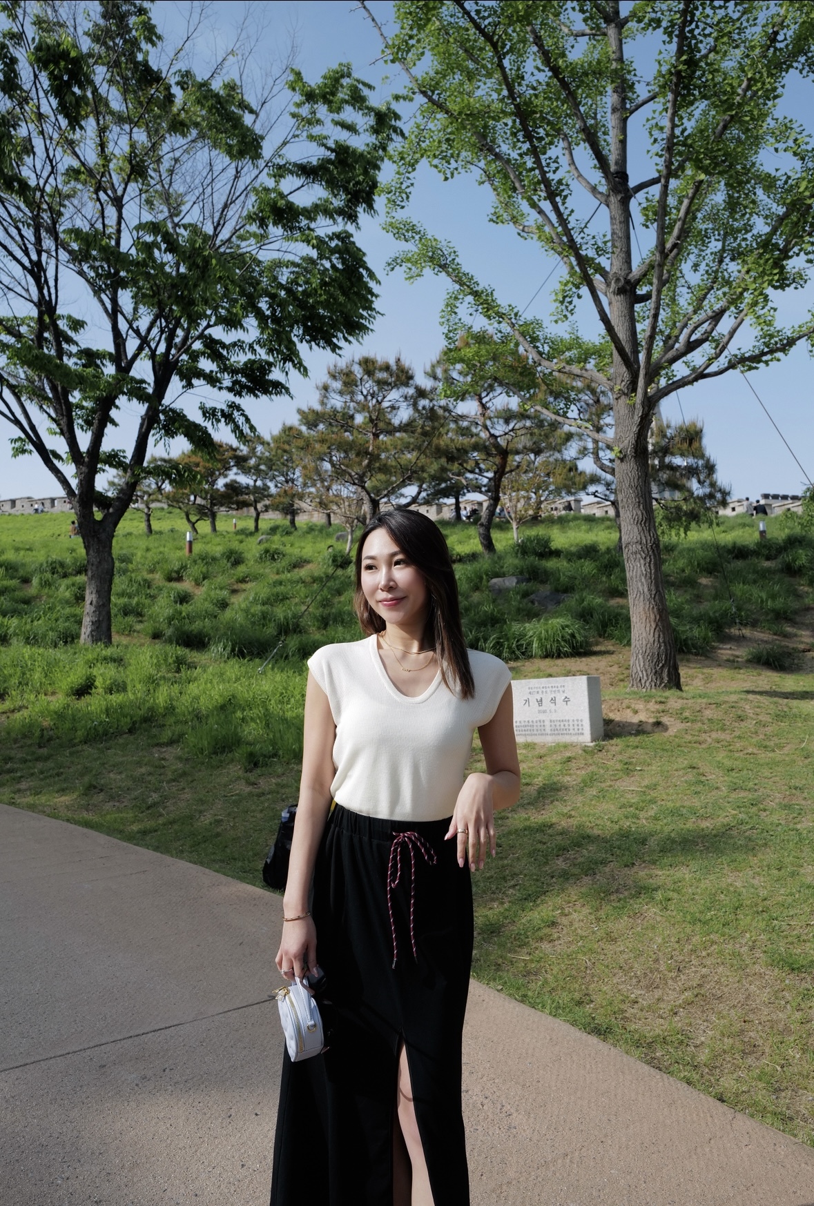 高級棉 x 開叉魚尾裙