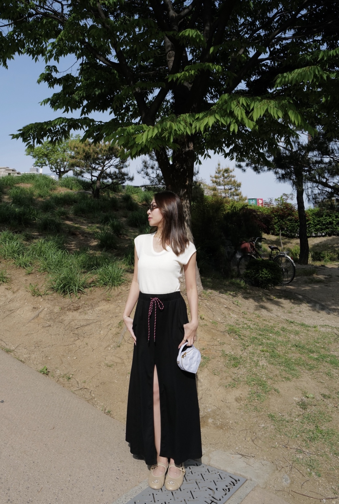 高級棉 x 開叉魚尾裙