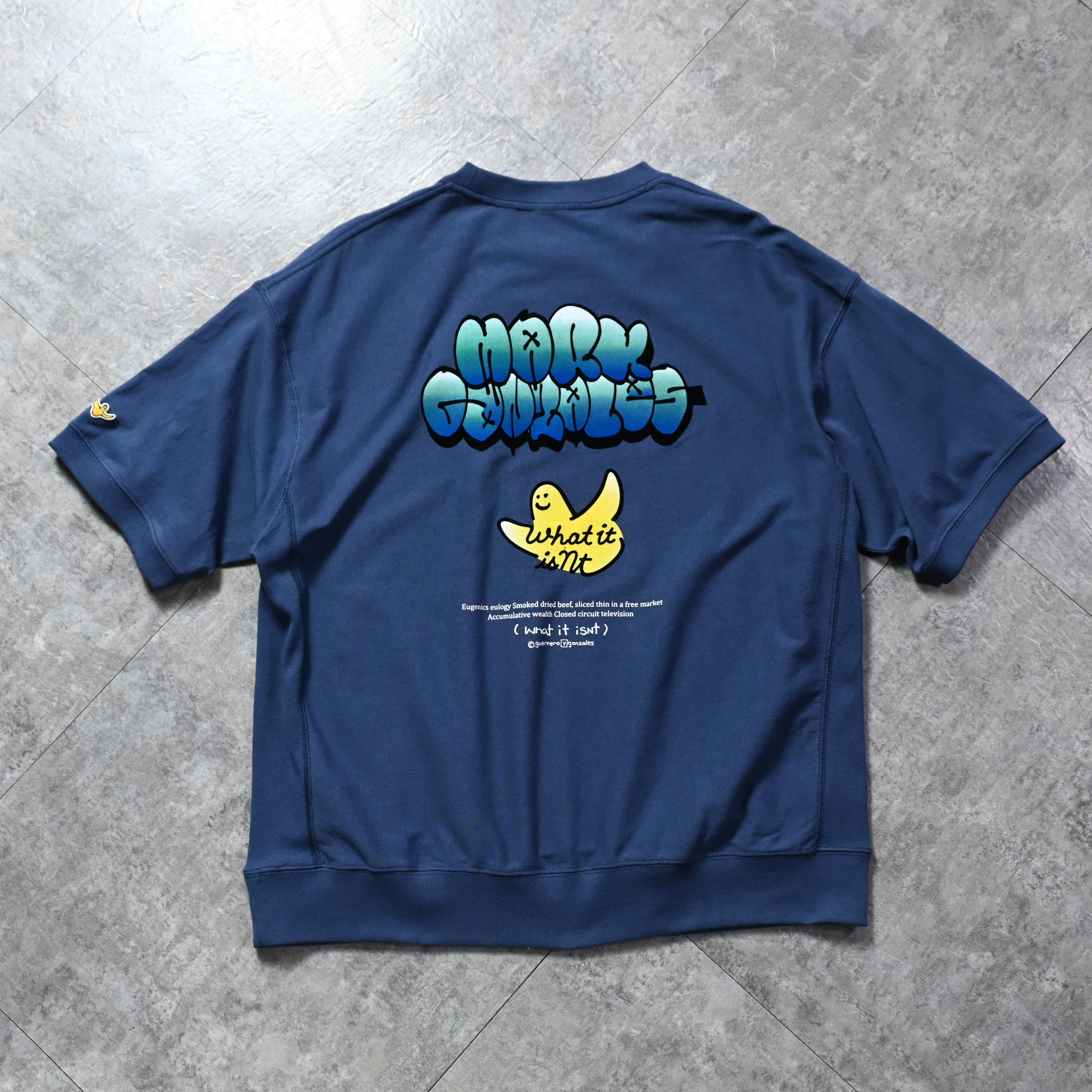 (What it isNt) ART BY MARK GONZALES Gradient logo Big Tee