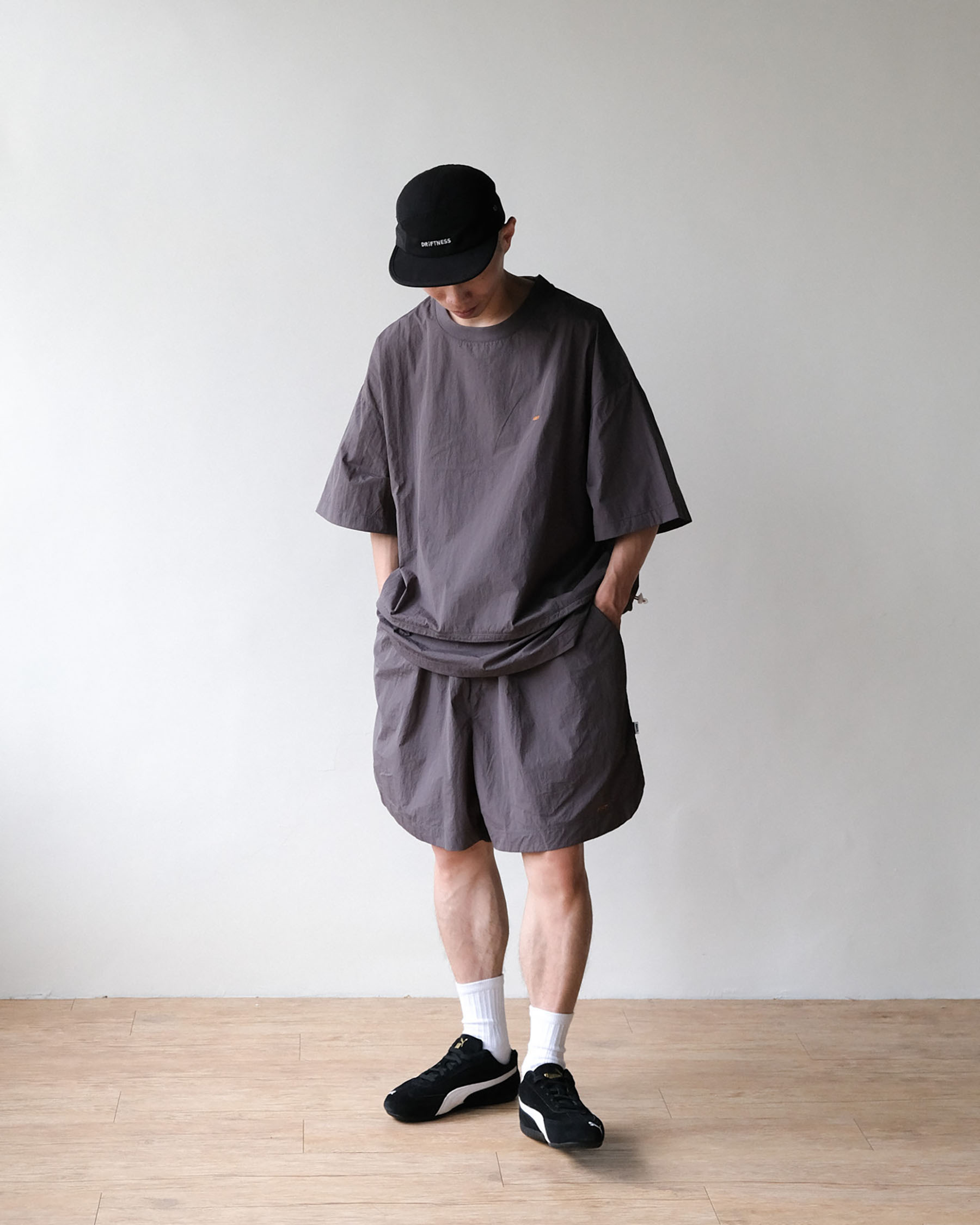 "現貨" ANST LOGO刺繡短褲 ST.56