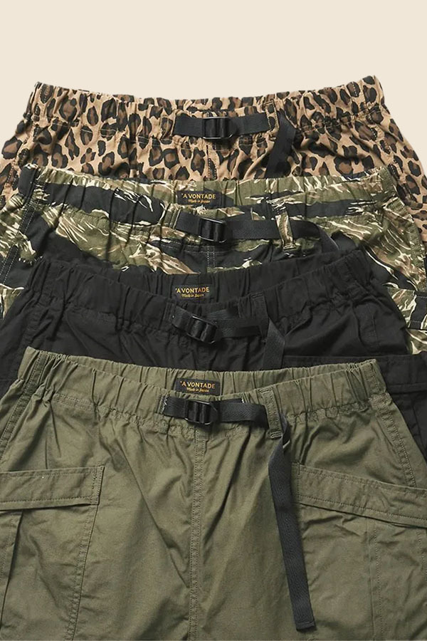 A VONTADE - 豹紋工裝短褲