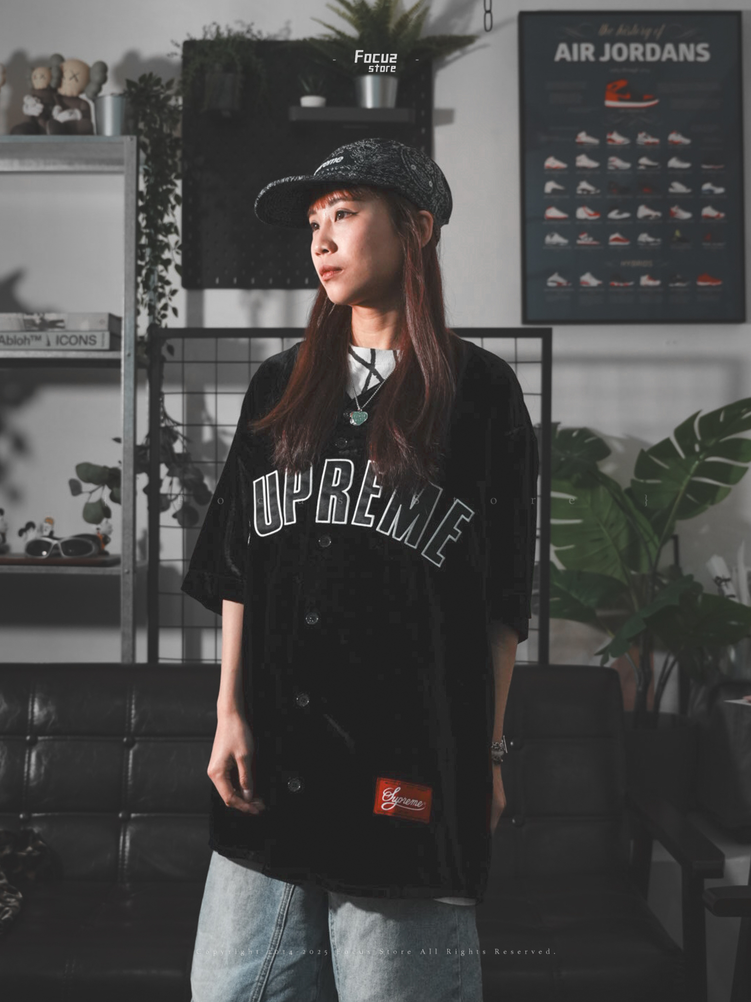 トップス 25ss Supreme Velvet Baseball Jersey M Supreme SS25 Velvet Baseball Jersey M L $2099 S XL XXL $2199