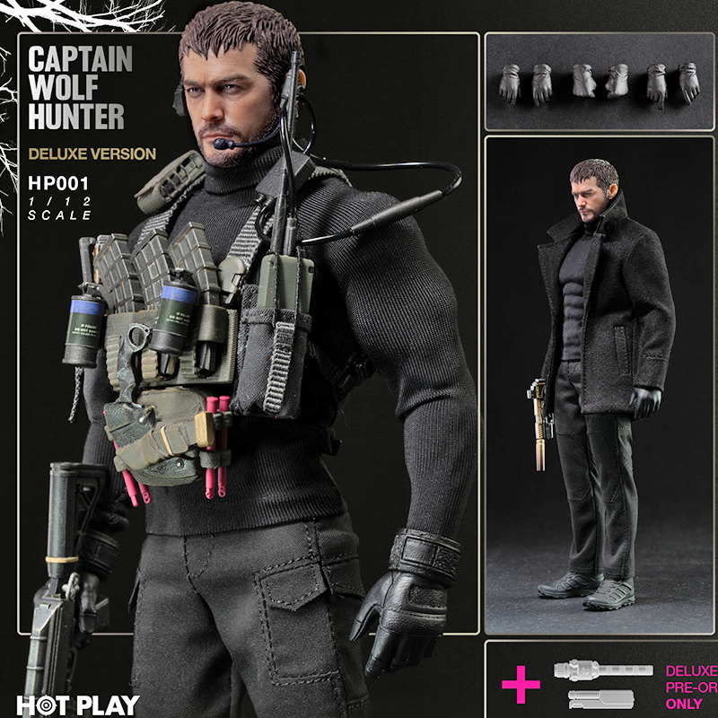 (Pre-Order) Hot Play 1/12 Captain Wolf Hunter HP001 (Deluxe Ver.) Action Figure
