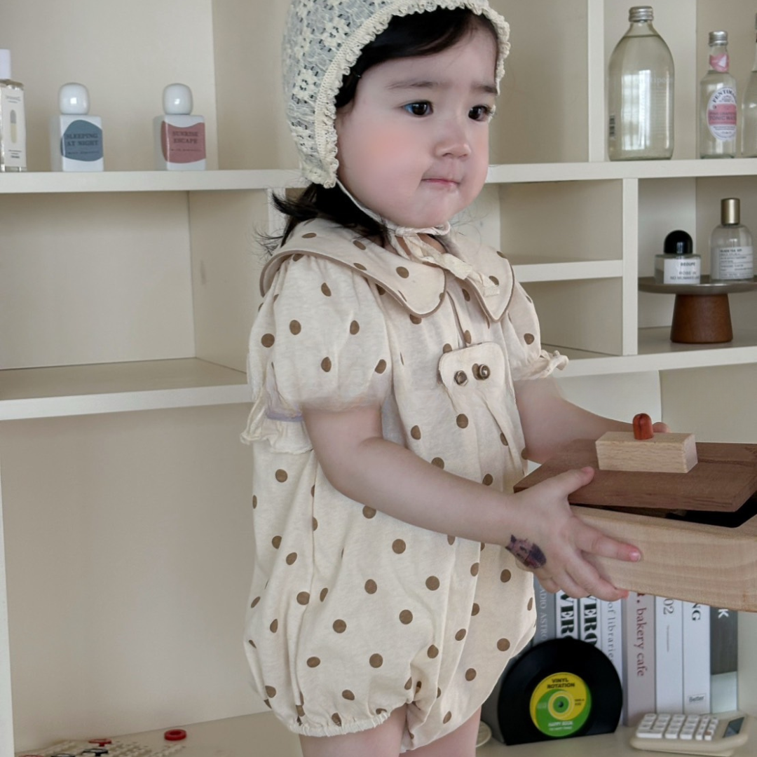 25夏 點點柔感包屁衣