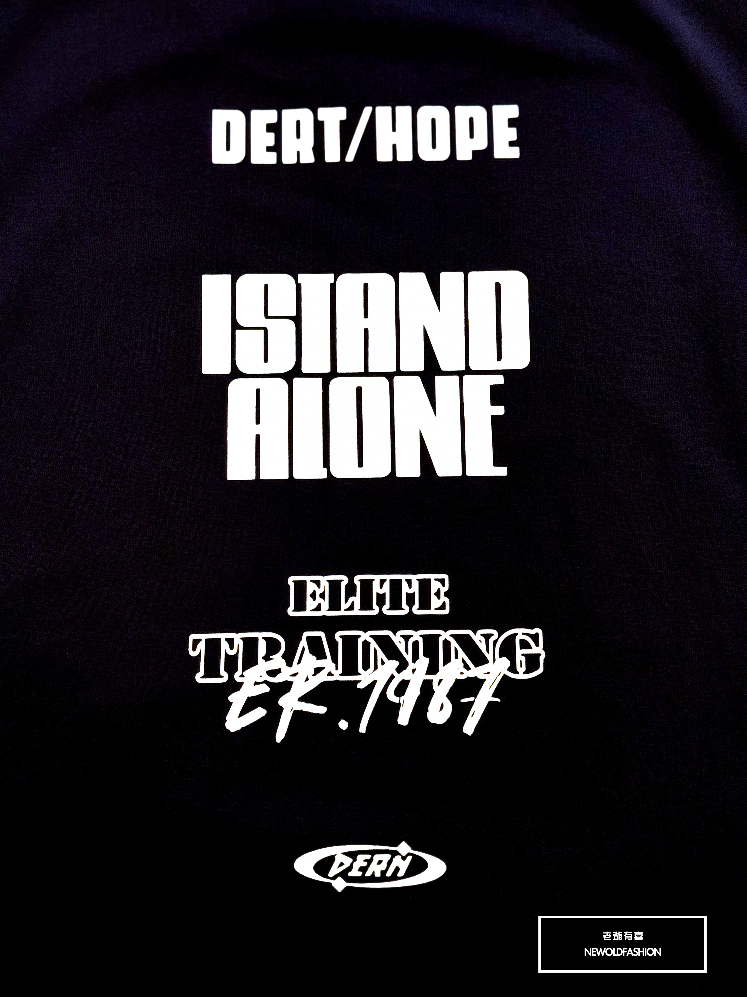 『新品上市』重磅Island爆裂紋棉質背心(NOF2405S8011)-黑