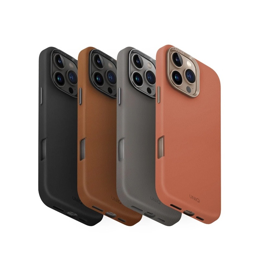 UNIQ Lyden iPhone 16 系列耐刮皮革磁吸手機殼
