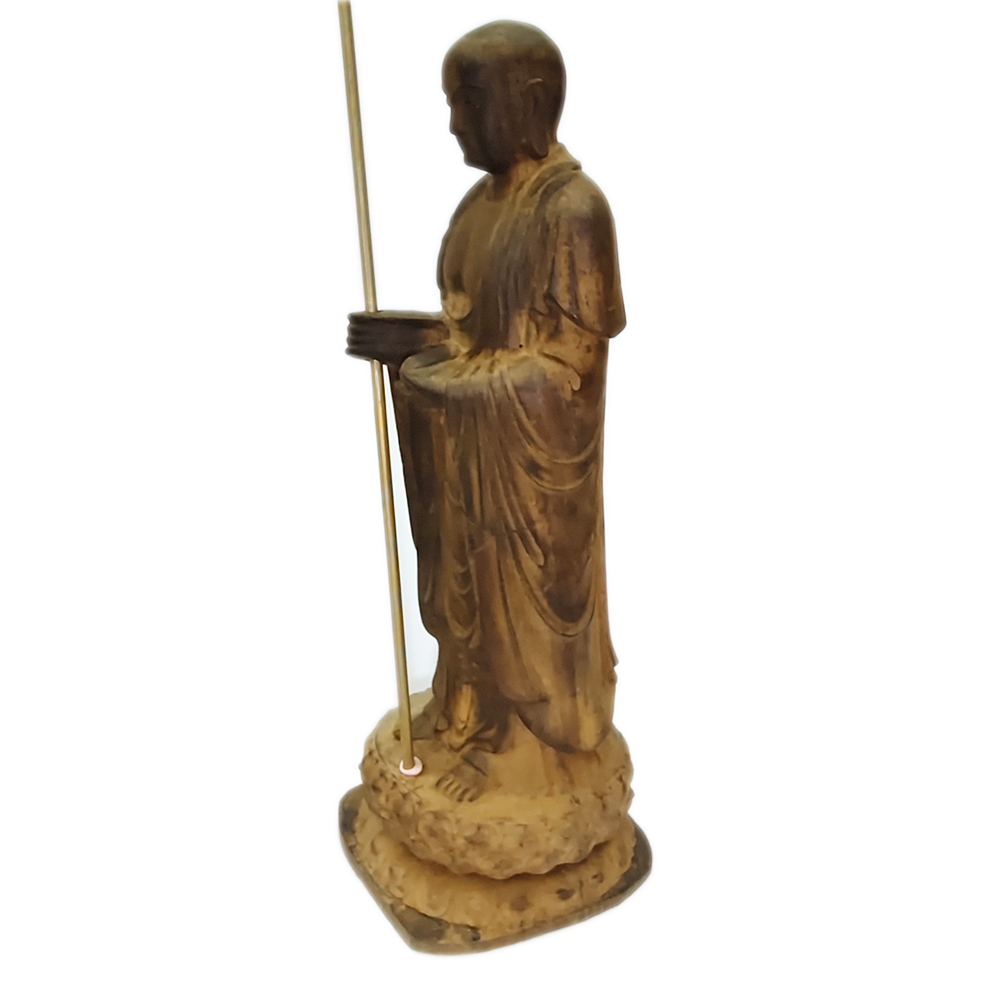 地藏王菩薩{土沉木精雕極品}高20公分【十方】134997