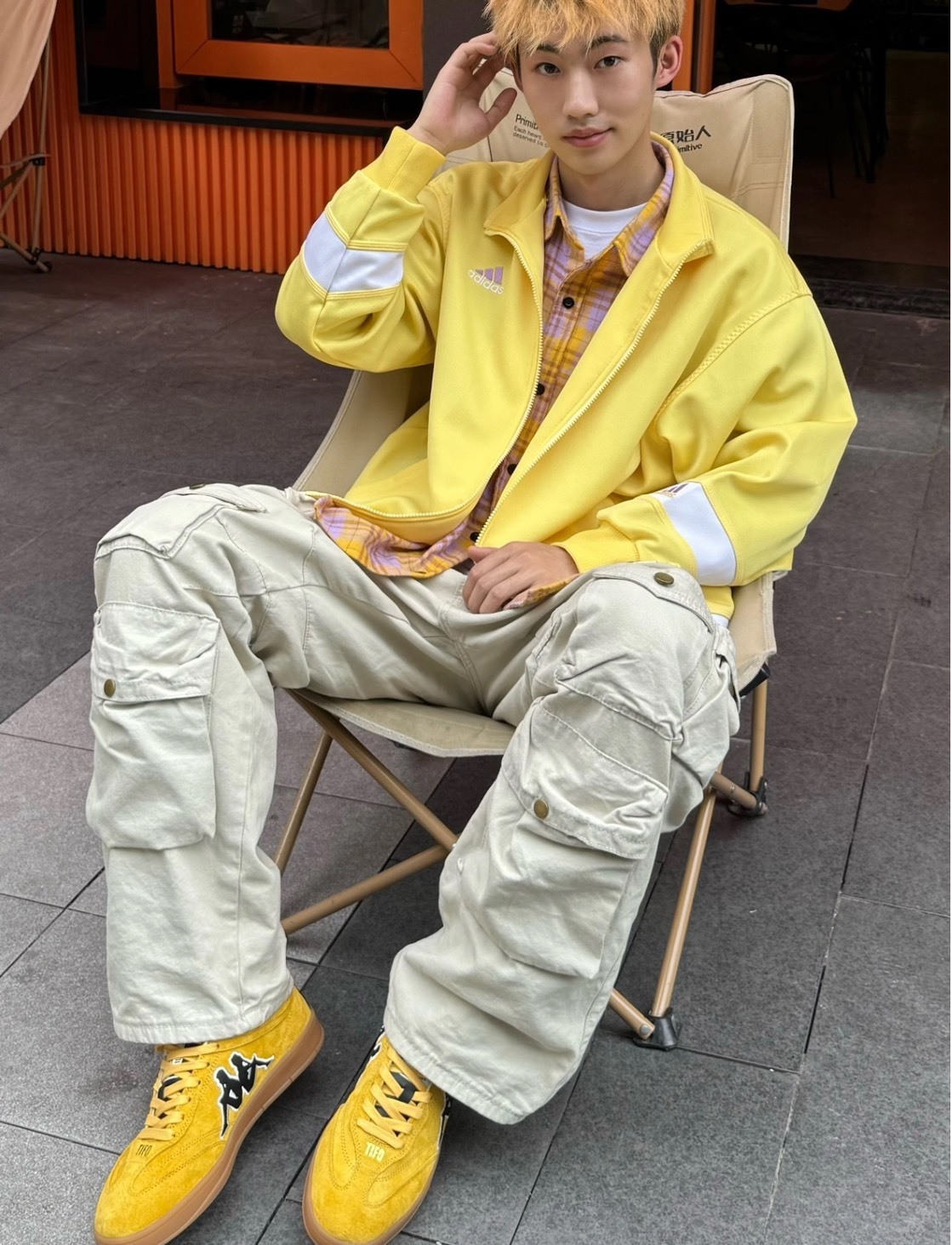 Kappa 卡帕 Tifo 德訓鞋 錫蘭黃黑