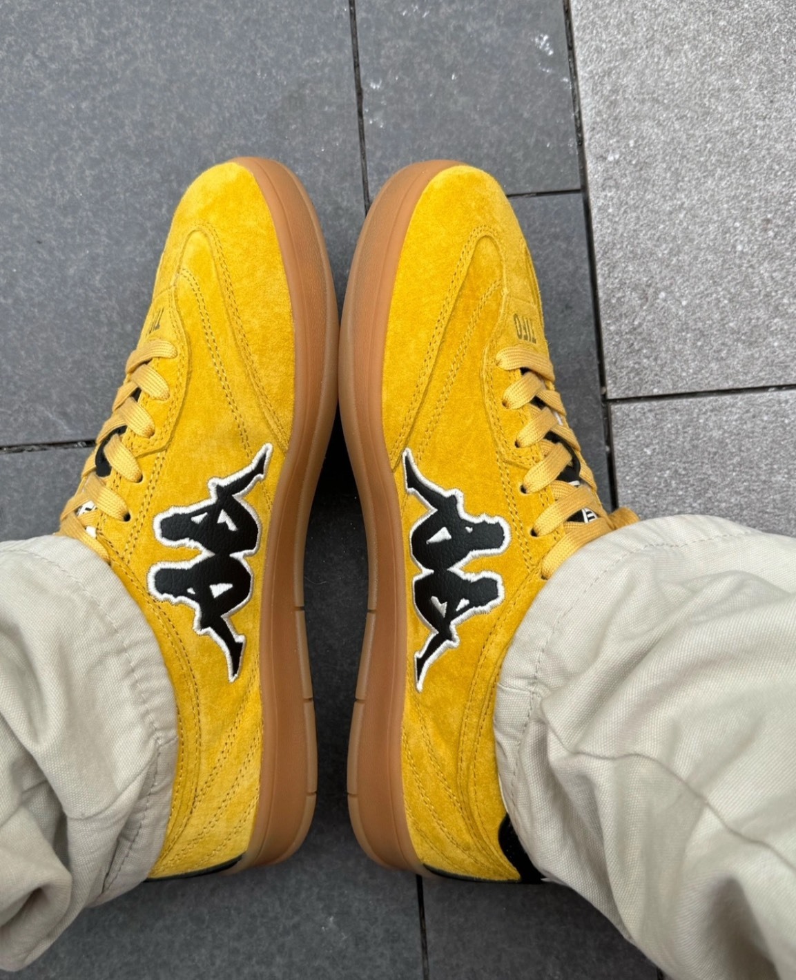 Kappa 卡帕 Tifo 德訓鞋 錫蘭黃黑