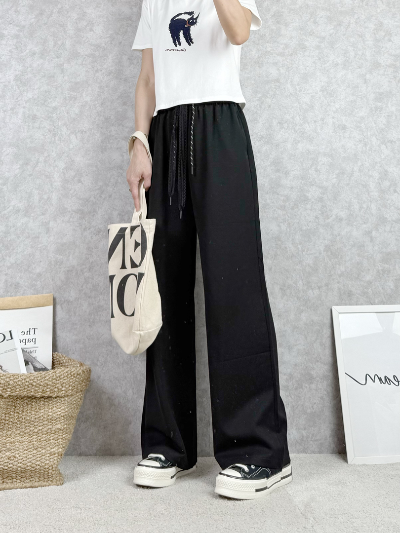 懶人穿搭神隊友♡ 百搭棉質寬褲必收