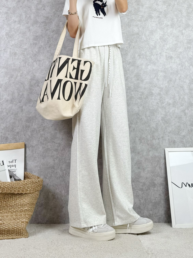 懶人穿搭神隊友♡ 百搭棉質寬褲必收