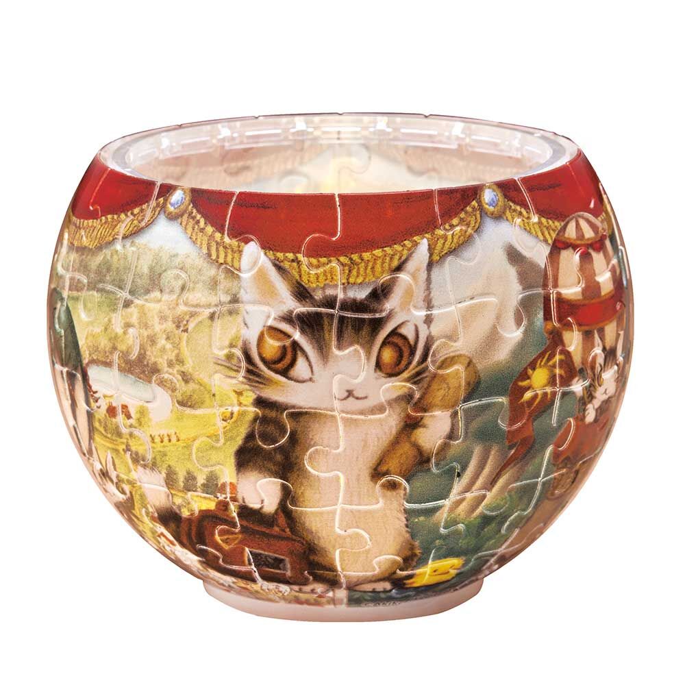 燈罩拼圖 Dayan，空中旅行 (立體燈) (透明樹脂)