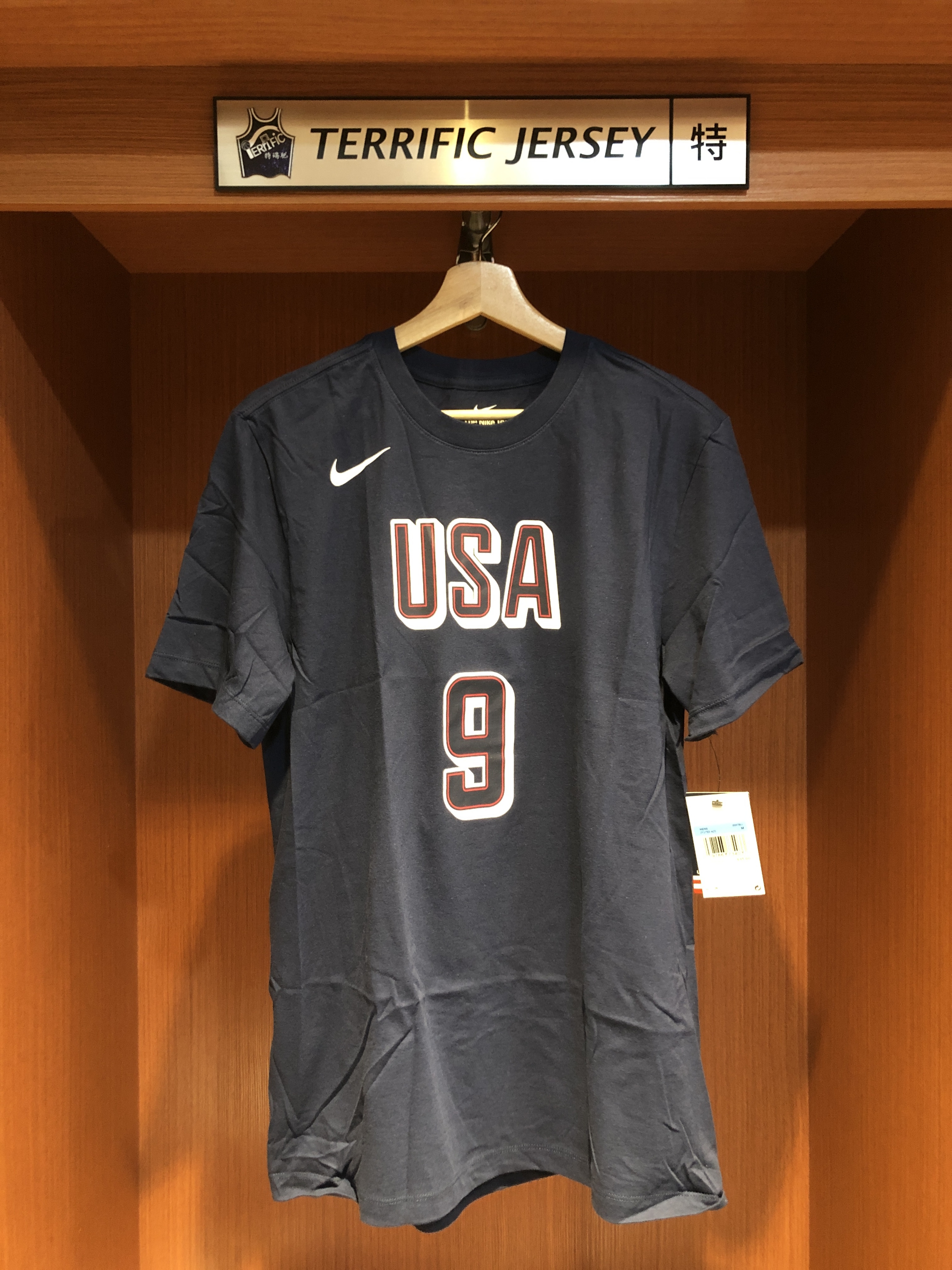 NBA短袖 Tyrese Haliburton 巴黎奧運 美國隊深藍 Nike Player Name Tee 棉質短袖 全新