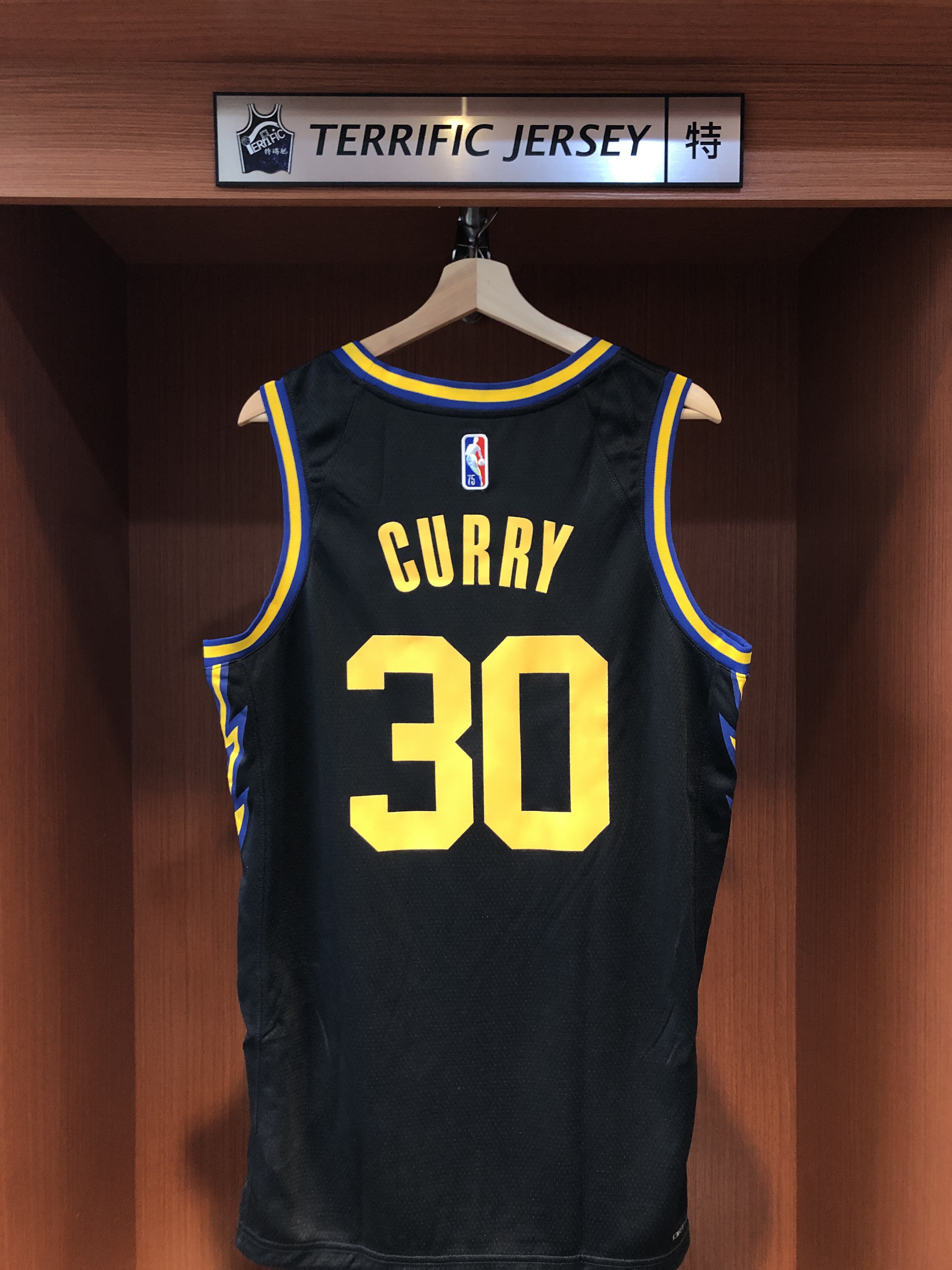 NBA球衣 Stephen Curry 金州勇士城市 75周年 鑽石標 City Nike Swingman 球迷版 熱轉印 全新