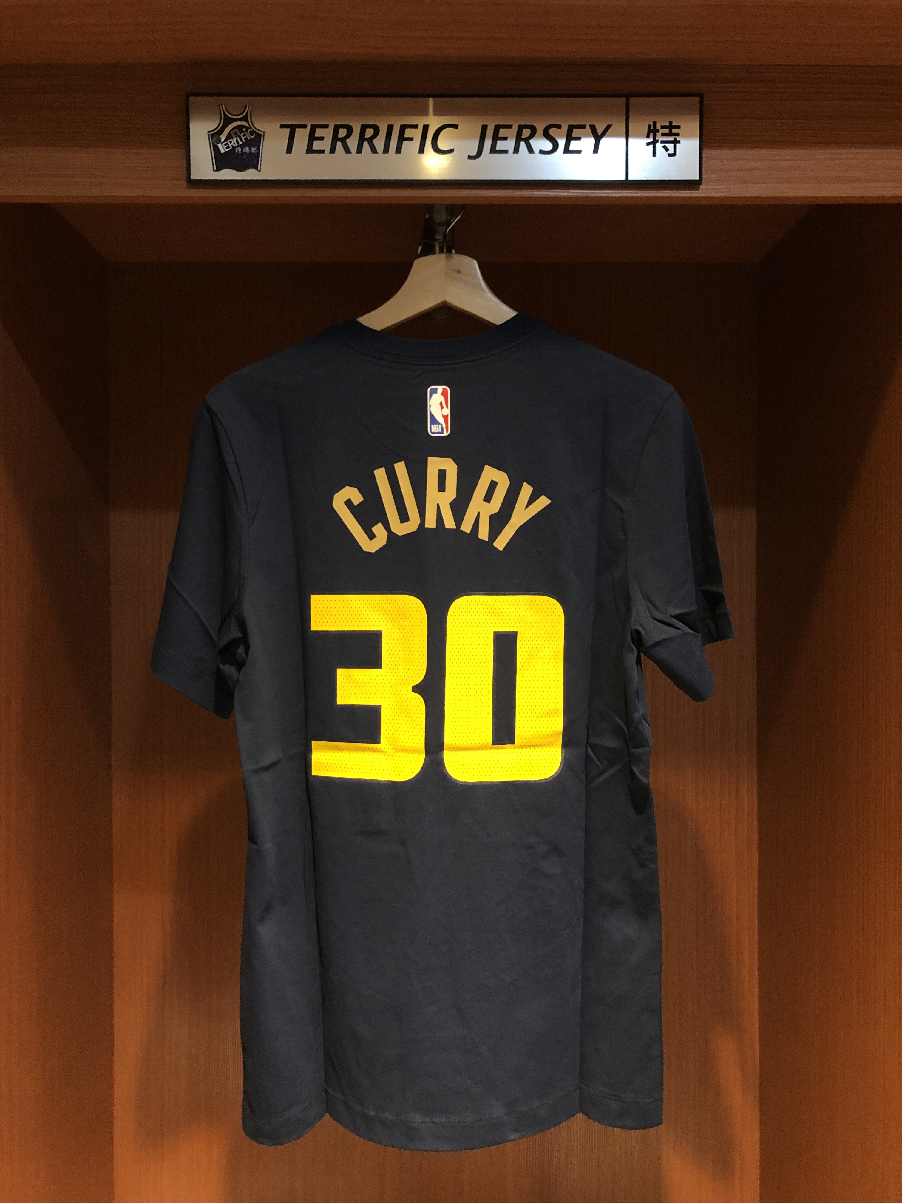 NBA短袖 Stephen Curry 金州勇士城市 City Nike Player Name Tee 棉質 短袖 全新