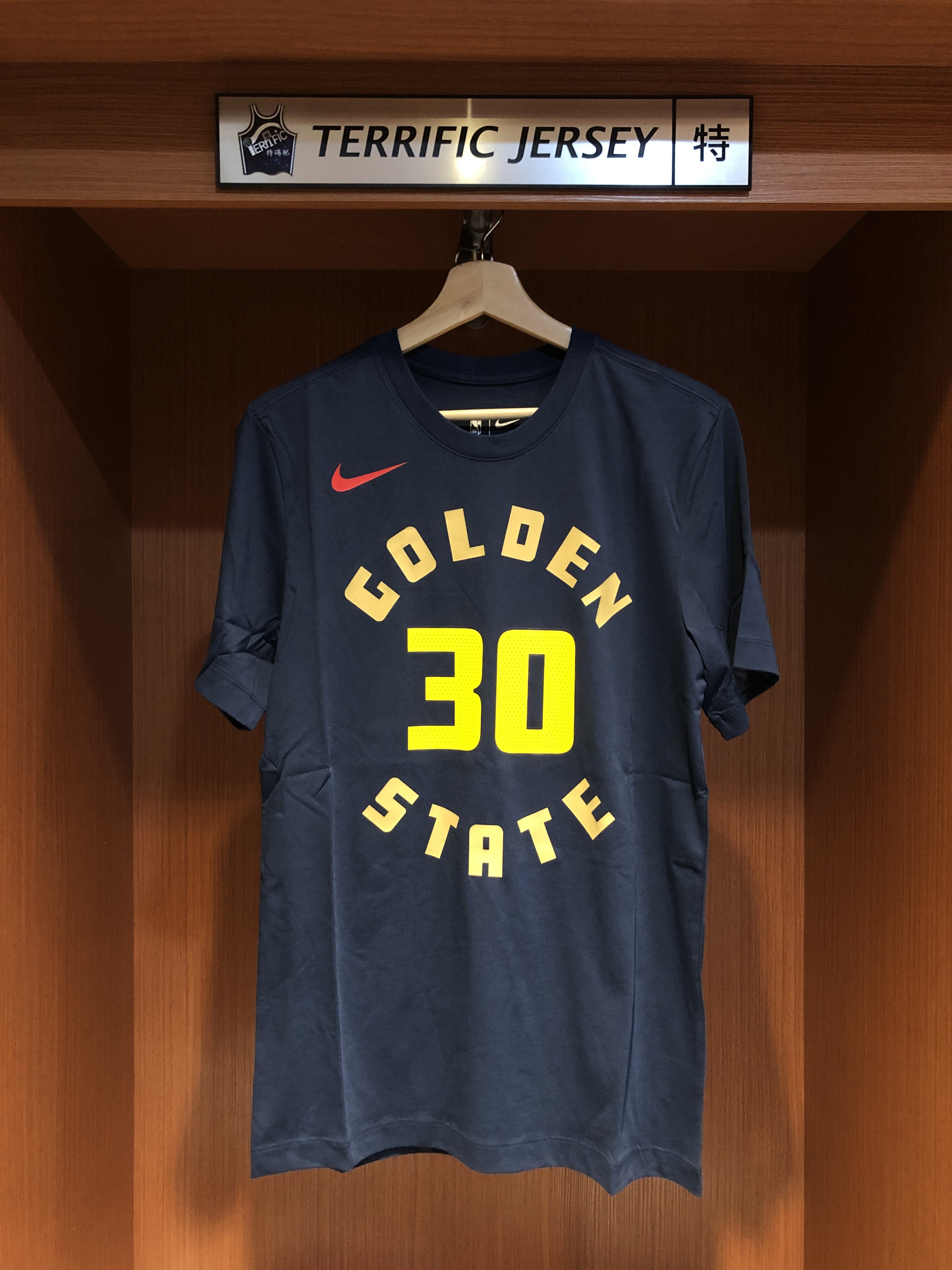 NBA短袖 Stephen Curry 金州勇士城市 City Nike Player Name Tee 棉質 短袖 全新