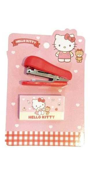 台灣 Sanrio Hello Kitty 迷你釘書機
