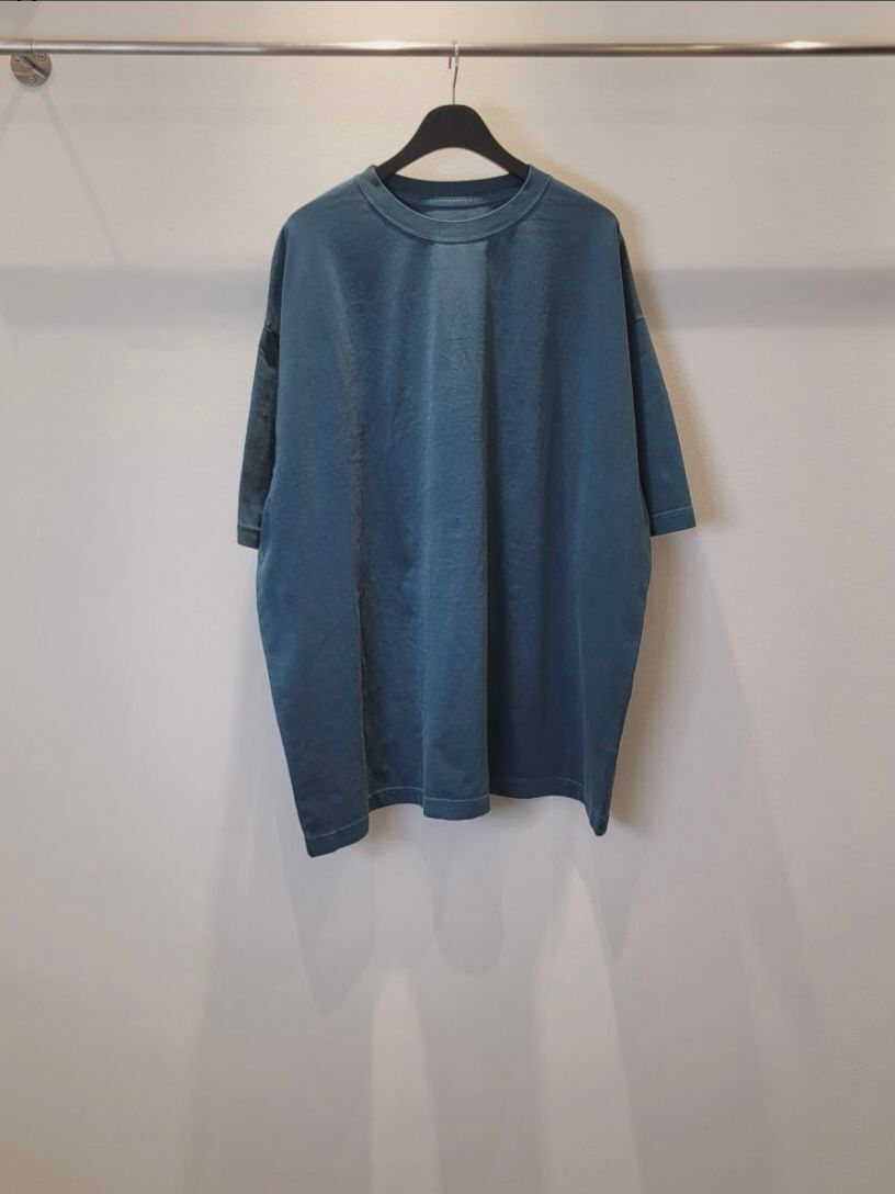 OverSize洗水淨色圓領短袖Tee T5701