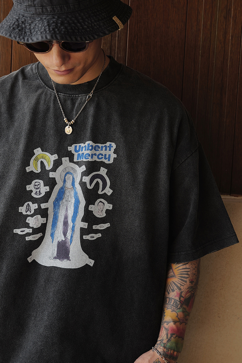 Unbent 25s/s 聖母復古水洗短袖