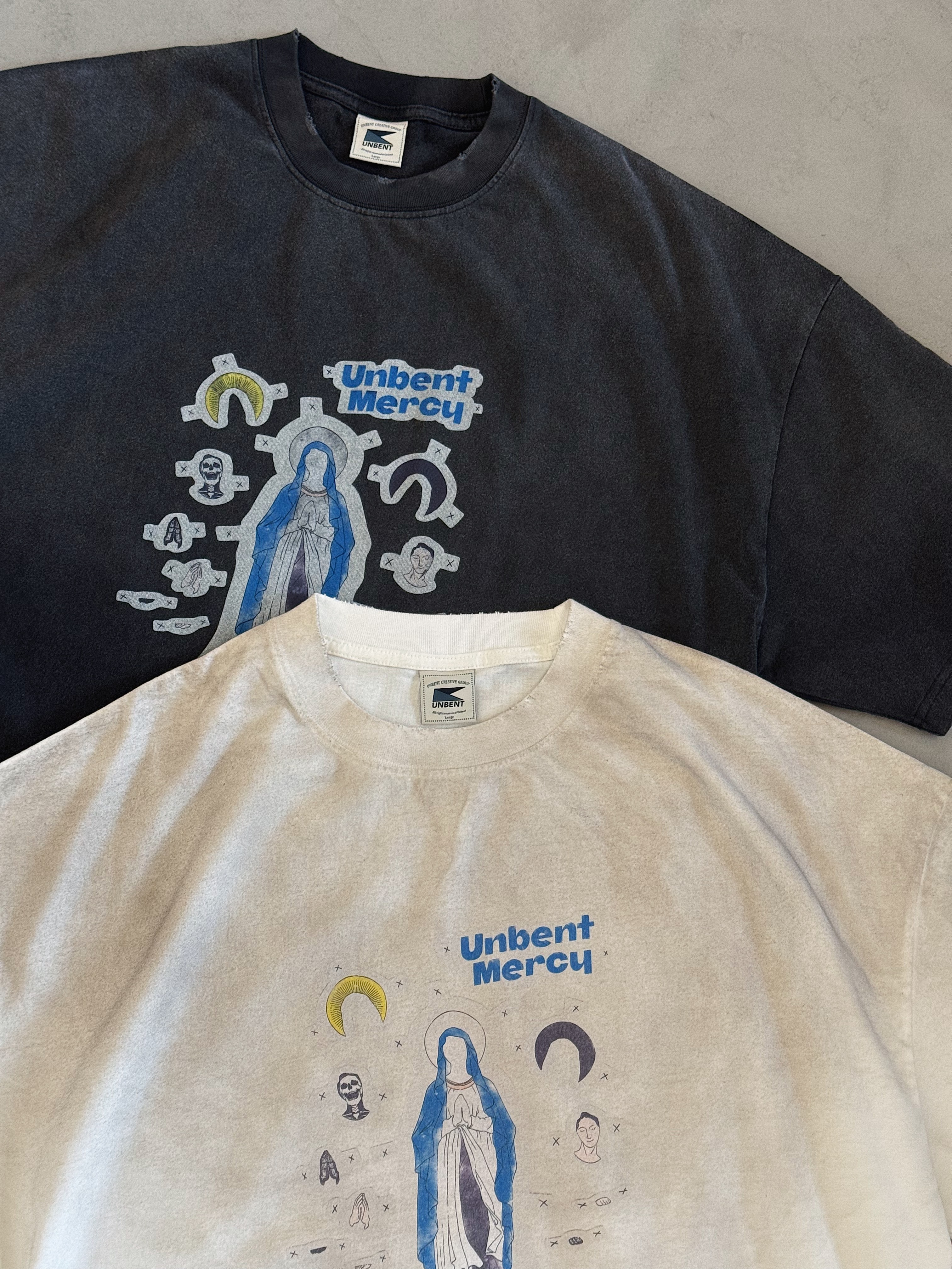 Unbent 25s/s 聖母復古水洗短袖