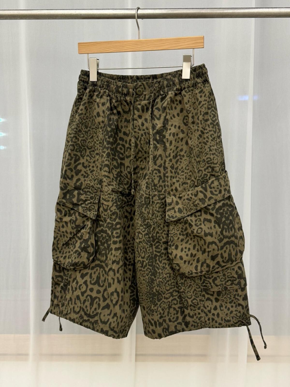 豹紋工裝短褲 DDM-060P