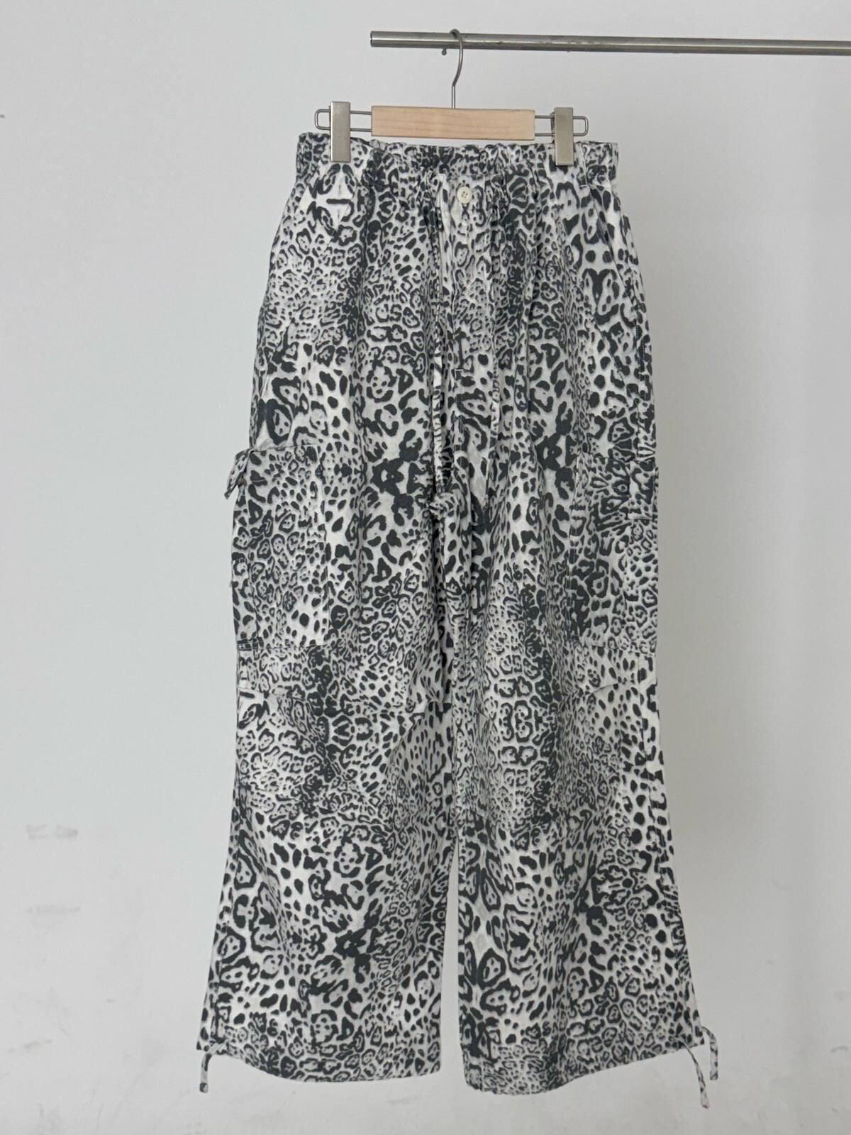 豹紋工裝鬆身褲 DDM-061P