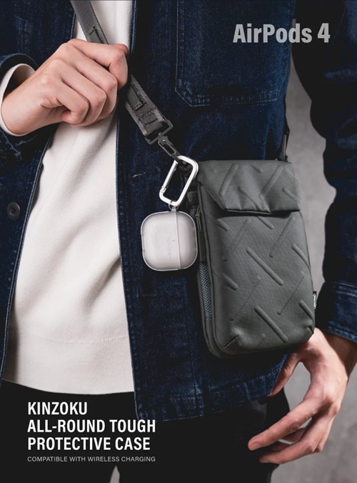 SKINARMA Kinzoku AirPods 4 塗鴉藝術藍牙耳機保護套