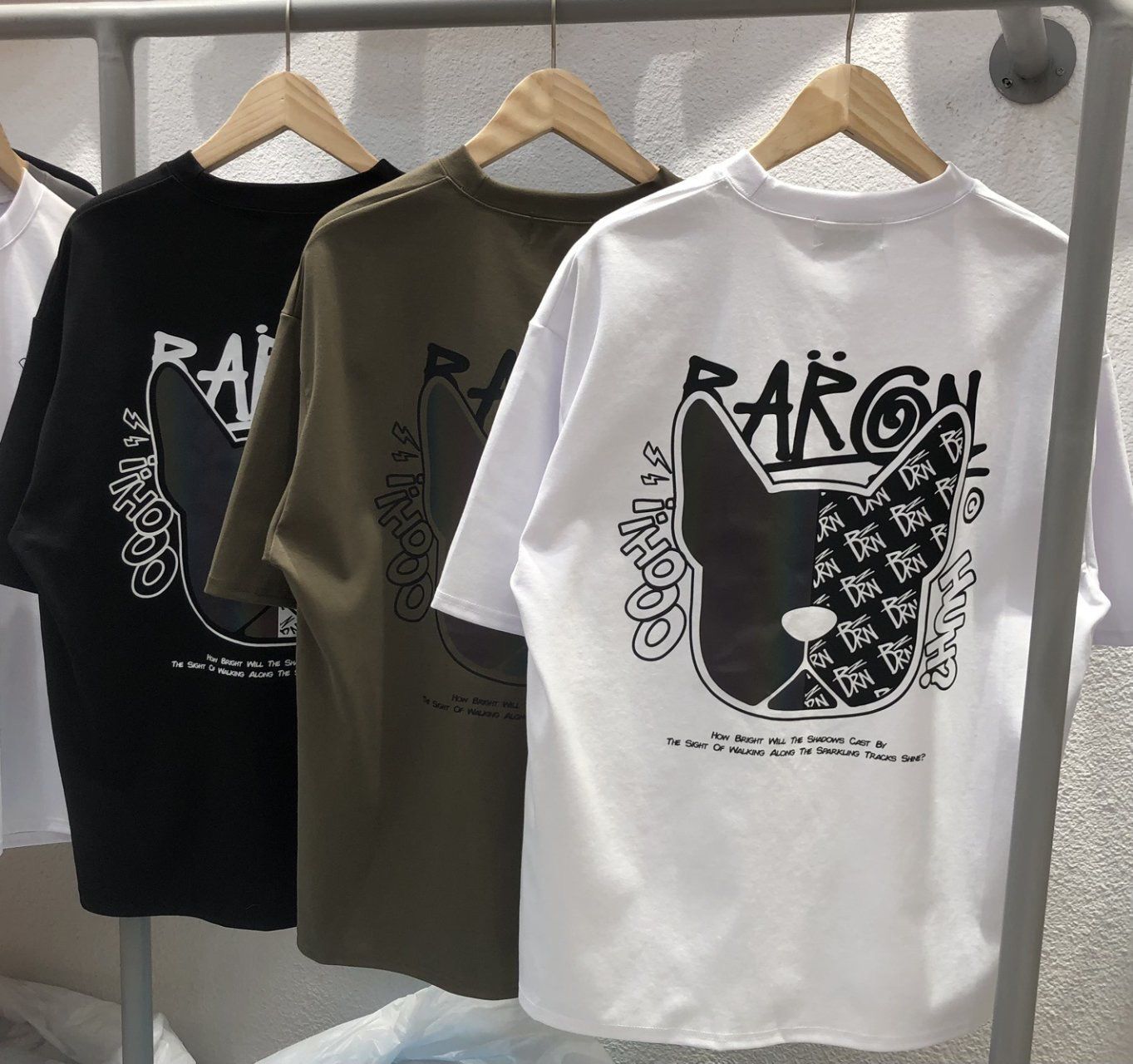 3M狗仔圖案英文字短袖Tee BARON-184T