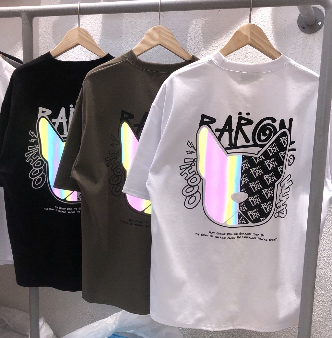 3M狗仔圖案英文字短袖Tee BARON-184T