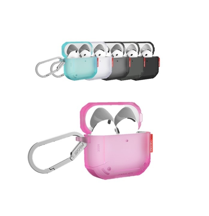 SKINARMA Mecha CE AirPods 4 未來元素藍牙耳機保護套 (連掛繩)