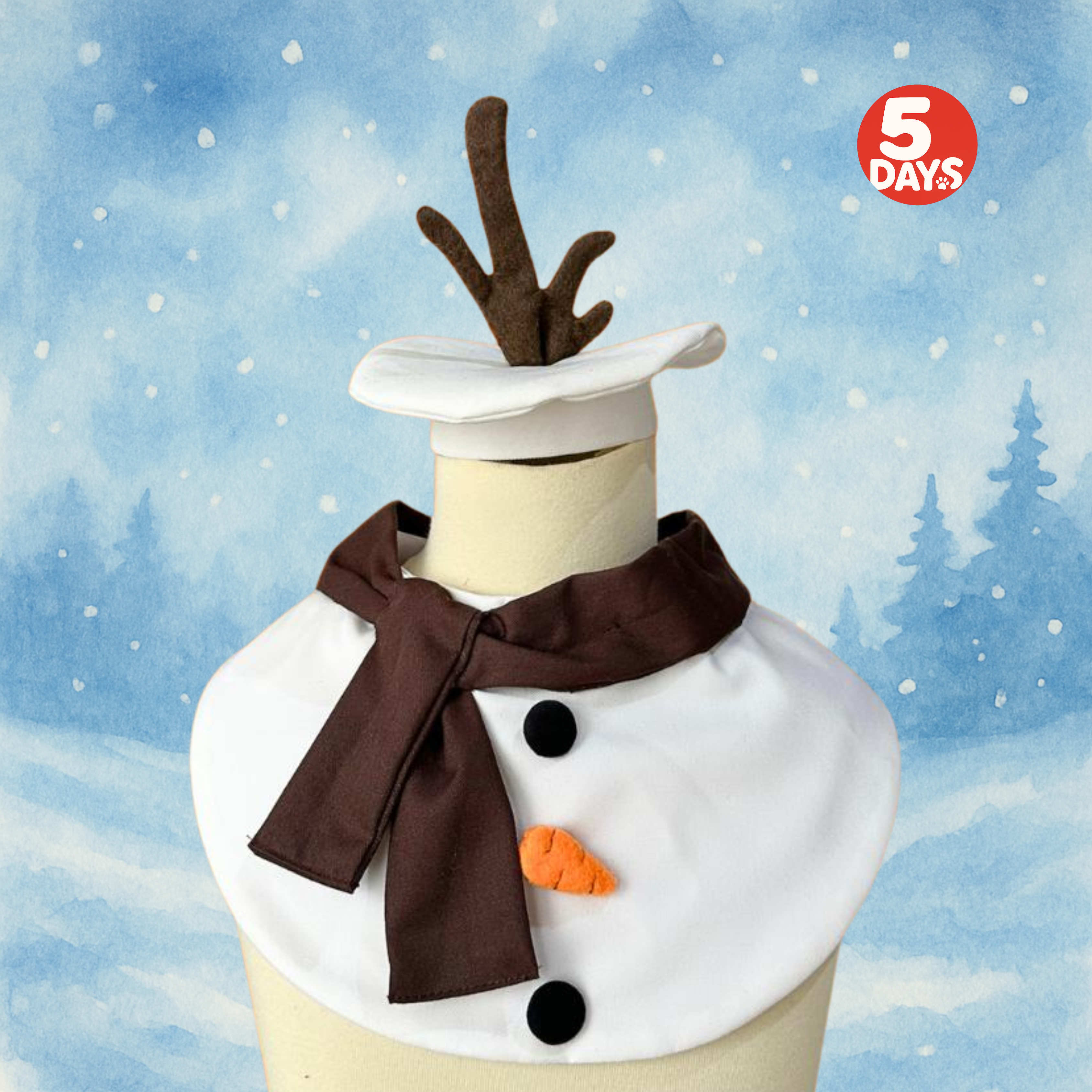 雪人造型|5Days寵物服飾訂製
