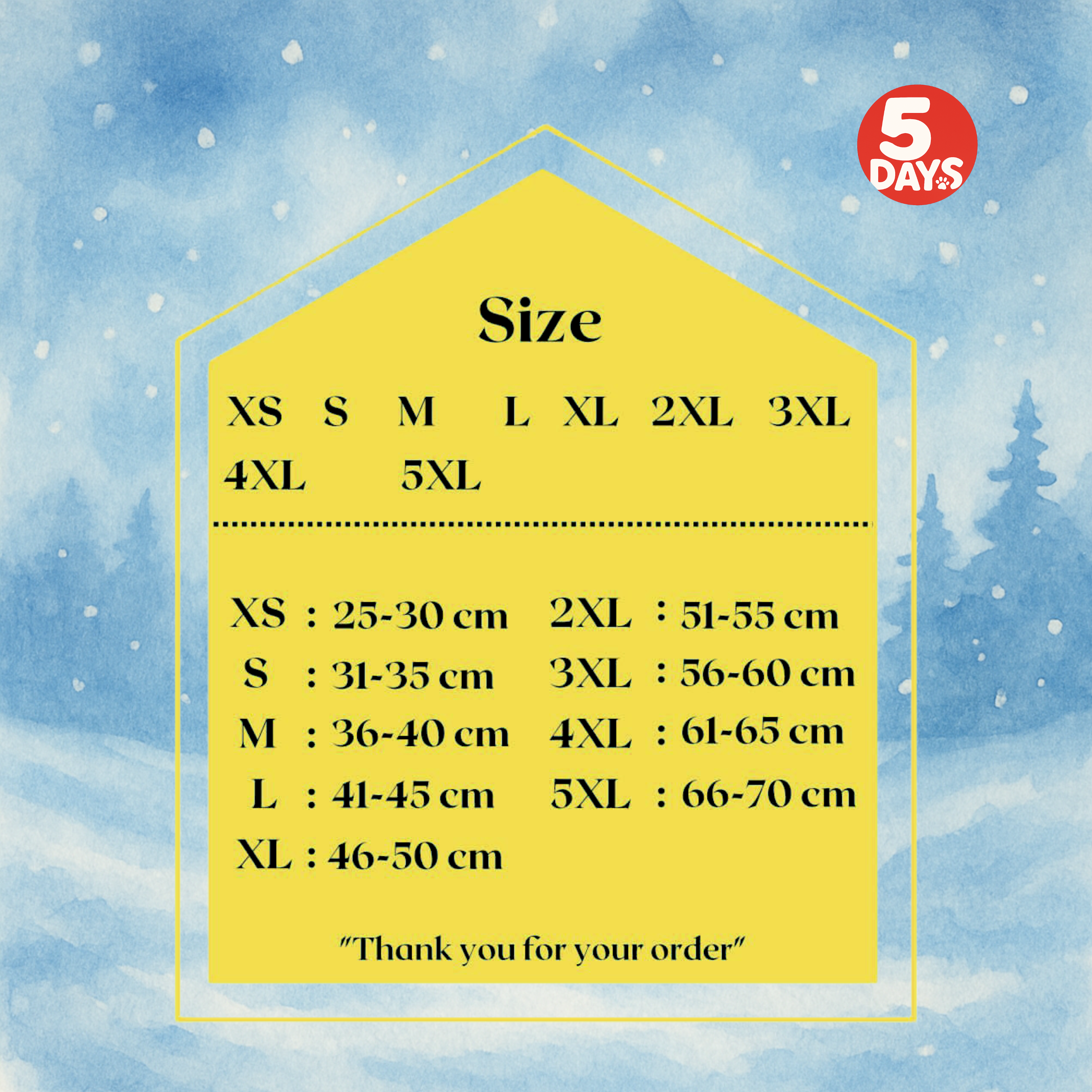 雪人造型|5Days寵物服飾訂製